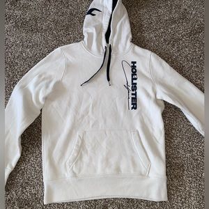 Mens Hollistercream size small hoodie